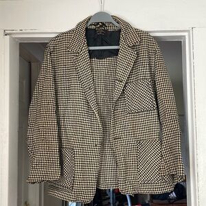 Vintage LLBEAN Houndstooth Blazer